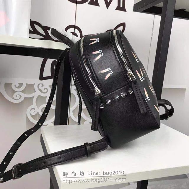 MCM雙肩背包 原單 5743 MCM POLKE幻想兔 鉚釘雙肩背包 MCM女包 MCM女背包  mdmc1270
